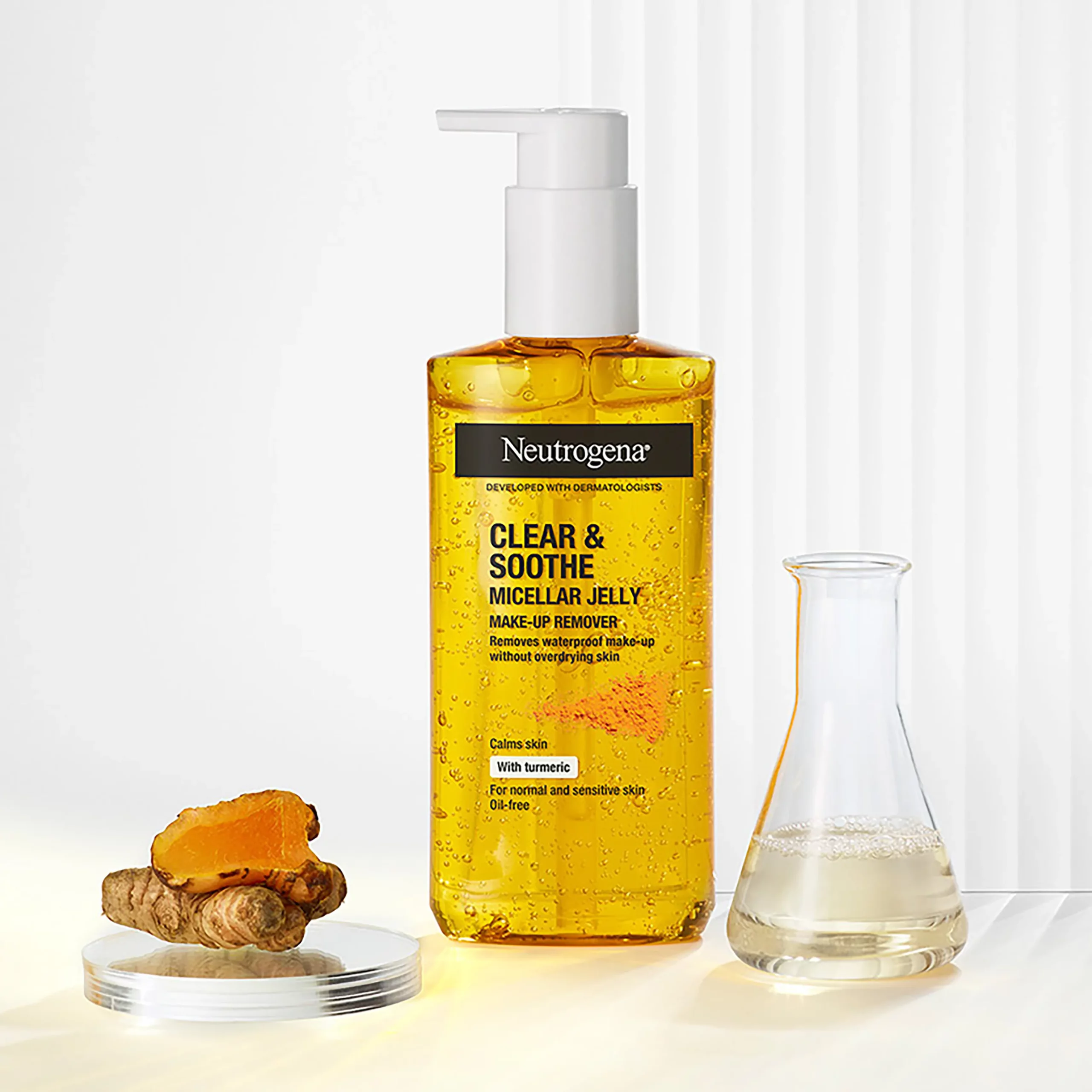 ژل میسلار پاککننده آرایش نوتروژینا ژل میسلار پاککننده آرایش نوتروژینا