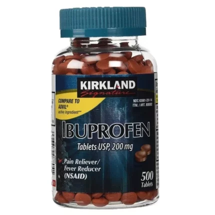 قرص مسکن ایبوپروفن کرکلند 500 عددی 200میلی‌گرم