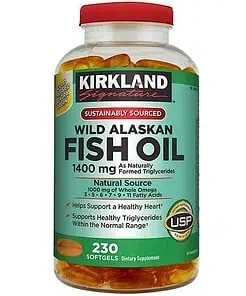 کپسول روغن ماهی وحشی آلاسکایی کرکلند | امگا3 خالص